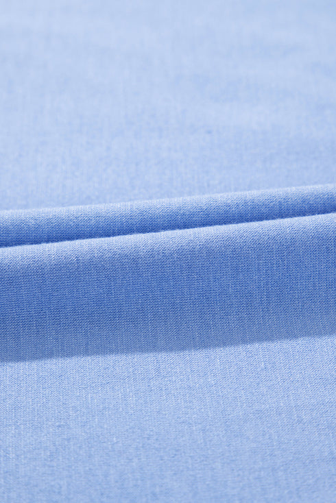 Textured V Neck Flutter Sleeve Ruffled Maxi Dress