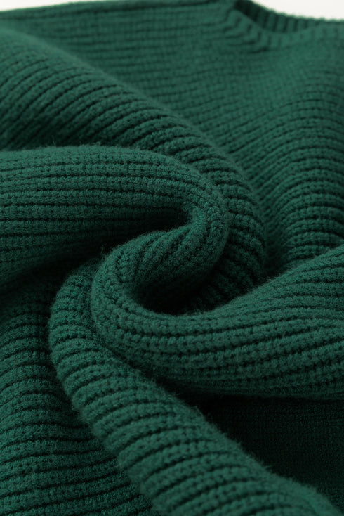 Textured V Neck Pocket Detail Cap Sleeve Knit Top