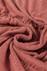 Textured V Neck Ruffle Tiered Babydoll Blouse