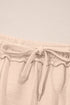 Textured V Neck Solid Casual Short Set