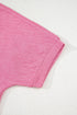 Textured V Neck Solid Casual Short Set