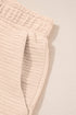 Textured V Neck Solid Casual Short Set