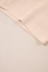 Textured V Neck Solid Casual Short Set