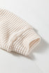 Textured Waffle Knit Asymmetric Neckline Long Sleeve Top