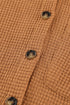 Textured Waffle Knit Button Down Shirt