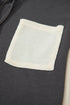 Textured Waffle Knit Button Placket Drawstring Hoodie