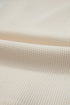 Textured Waffle Knit Button Placket Drawstring Hoodie