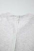 Textured Waffle Knit Buttoned V Neck Pocket Top