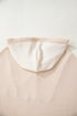 Textured Waffle Knit Henley Button Hooded Pullover