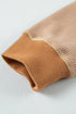 Textured Waffle Knit Long Sleeve Drop Shoulder Top