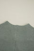 Textured Waffle Knit Open Front Pocketed Cardigan