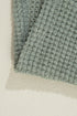 Textured Waffle Knit Open Front Pocketed Cardigan