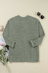 Textured Waffle Knit Open Front Pocketed Cardigan