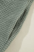 Textured Waffle Knit Open Front Pocketed Cardigan