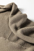 Textured Waffle Knit Open Front Relaxed Layering Cardigan