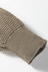 Textured Waffle Knit Open Front Relaxed Layering Cardigan