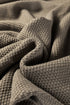 Textured Waffle Knit Open Front Relaxed Layering Cardigan