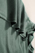 Textured Waffle Knit Patch Pocket Tank Drawstring Short Set
