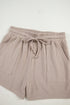 Textured Waffle Knit Patchwork Two Piece Short Set