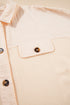 Textured Waffle Knit Short Sleeve Button Down Shirt
