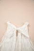 Textured Wavy Knit High Neck Sleeveless Halter Top