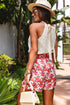 Textured Wavy Knit High Neck Sleeveless Halter Top
