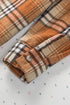 Textured Western Patchwork Corduroy Pocket Plaid Shacket