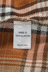 Textured Western Patchwork Corduroy Pocket Plaid Shacket