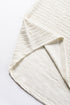 Textured Wide Sleeve Relaxed Fit V Neck Top