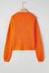 Thankful For My Queens Graphic Ribbed Knit Sweater