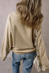 Thankful Script Graphic Crew Neck Pullover Sweatshirt