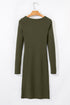 The Autumn Whisper Ruched Mini Dress