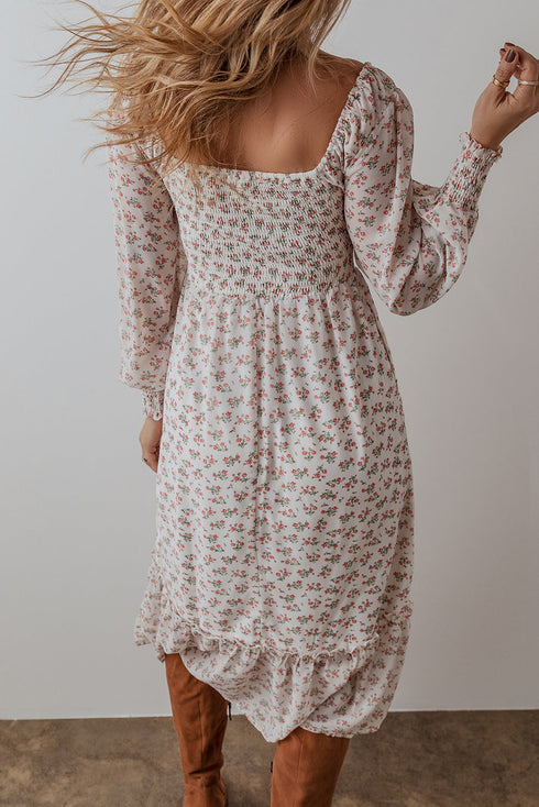 The Briarwood Manor Ruffled Midi Dress