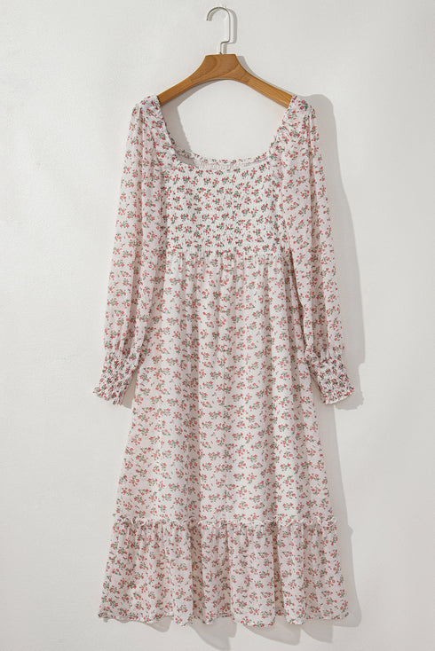 The Briarwood Manor Ruffled Midi Dress