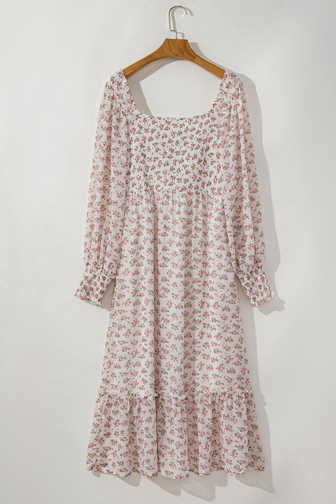 The Briarwood Manor Ruffled Midi Dress