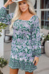 The Charleston Blossom Square Neck Dress