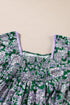 The Charleston Blossom Square Neck Dress