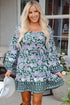 The Charleston Blossom Square Neck Dress