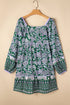 The Charleston Blossom Square Neck Dress