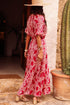 The Charleston Elegance Paisley Puff Sleeve Maxi Dress