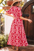 The Charleston Elegance Paisley Puff Sleeve Maxi Dress