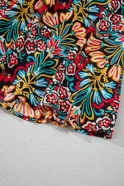 The Coastal Breeze Floral Maxi Dress