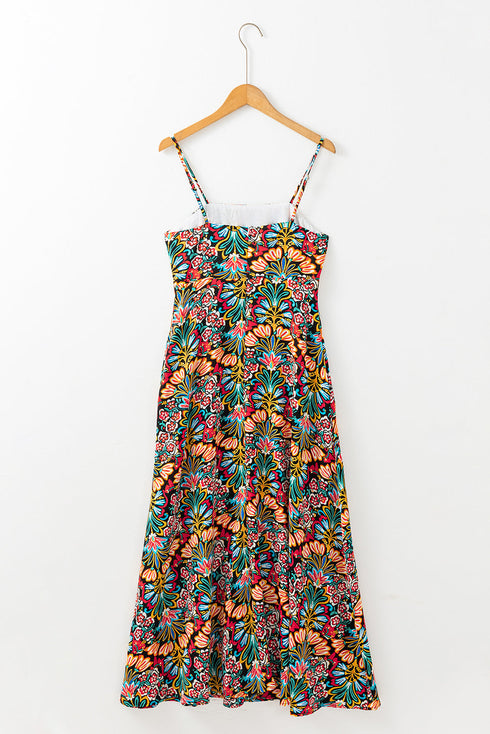 The Coastal Breeze Floral Maxi Dress