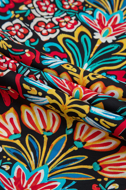 The Coastal Breeze Floral Maxi Dress