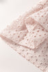 The Delicacy Embroidevibrant Eyelets Ruffled Hem Sleeveless Mini Dress