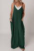 The Duffel Spaghetti Straps Pocketed Slouchy Maxi Dress