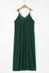 The Duffel Spaghetti Straps Pocketed Slouchy Maxi Dress