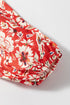 The Isabella Floral Patchwork Long Sleeve Pleated Mini Ensemble