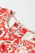The Isabella Floral Patchwork Long Sleeve Pleated Mini Ensemble