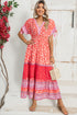 The Isabella Floral Print Tasseled Tied Sleeve Empire Waist Maxi Ensemble